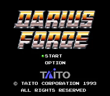 Darius Force (Japan) screen shot title